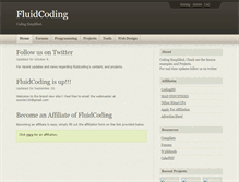 Tablet Screenshot of fluidcoding.com